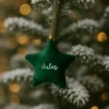 suspension noël vert
