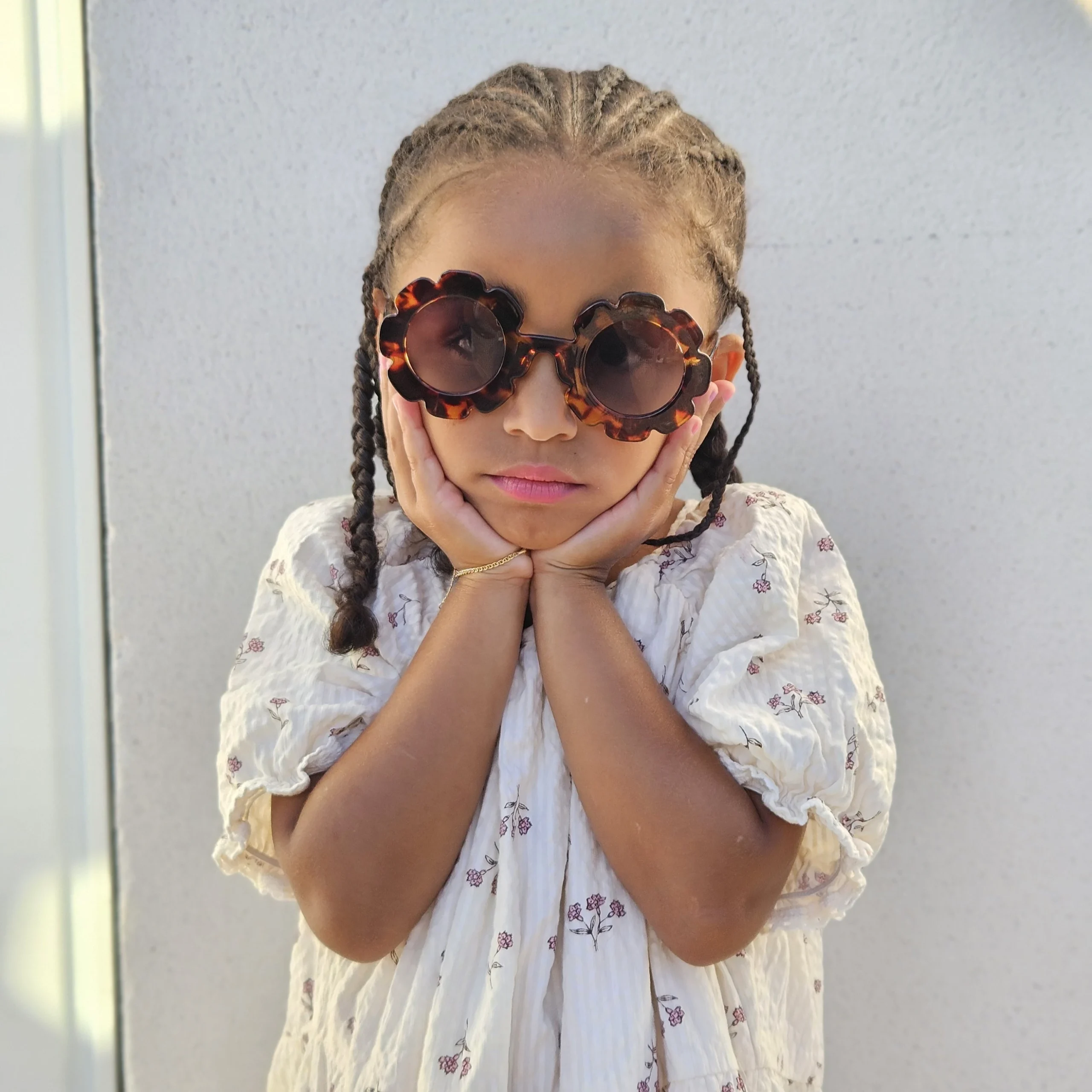 lunettes fleur ecaille