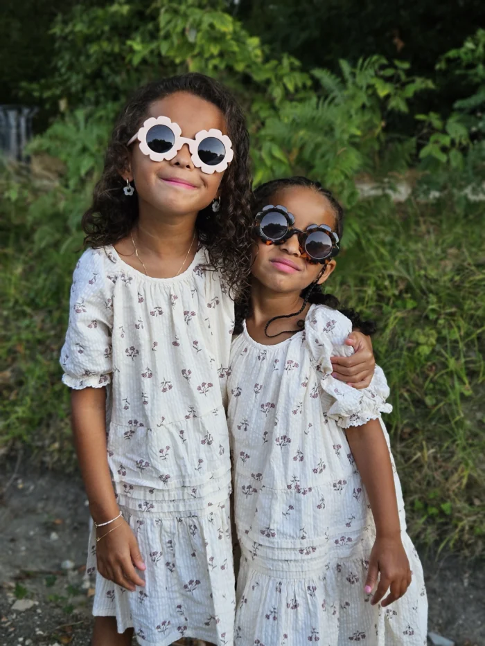 lunettes fleurs