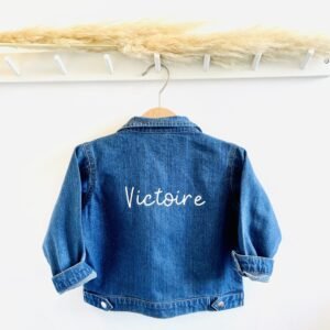 veste en jean personnalisée