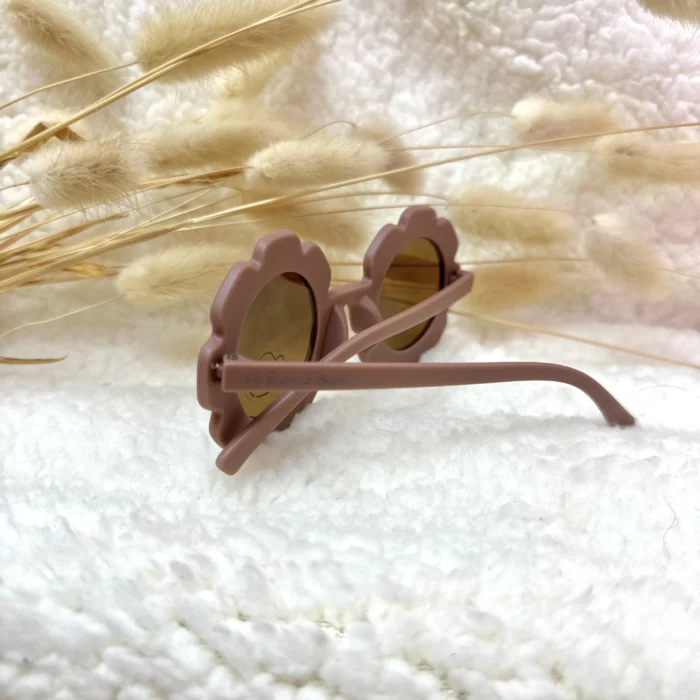 lunettes fleurs vieux rose
