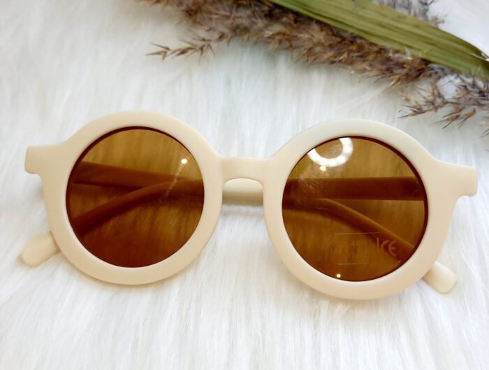 lunettes de soleil crème