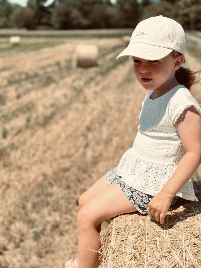 Casquette pour enfant ivoire