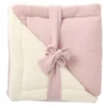 couverture polaire rose pétale