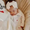 Kit naissance : pyjama, bonnet & pochon personnalisés
