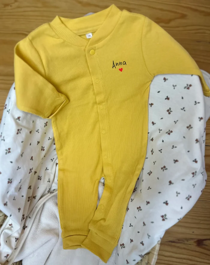 pyjama bébé jaune