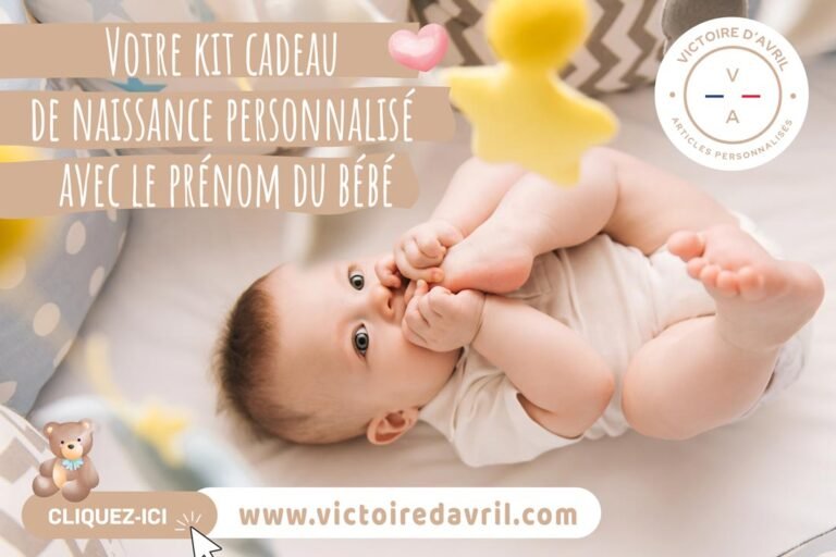 kit naissance personnalisé prénom chez Victoire d'Avril