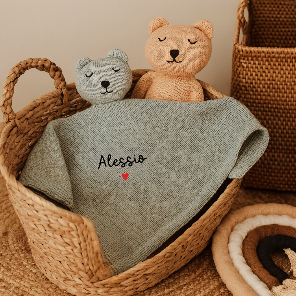 doudou maille ours