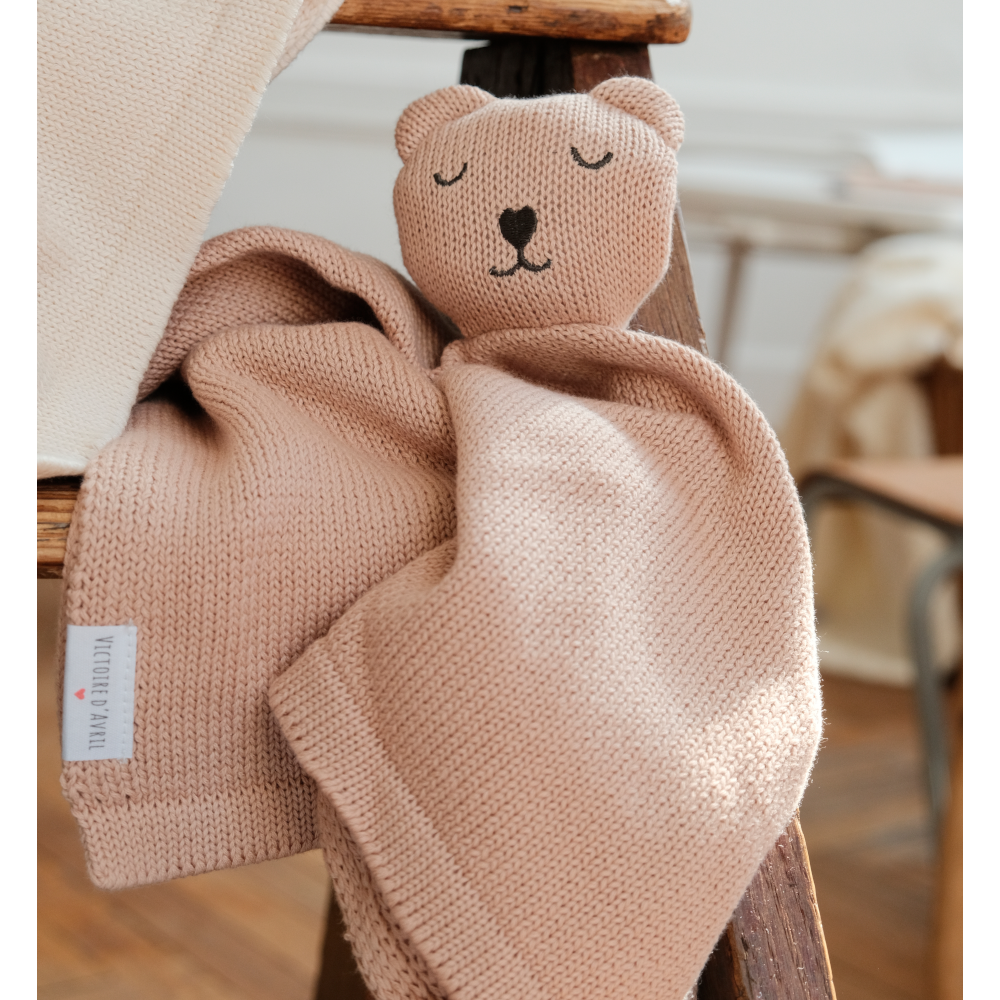 doudou maille ours