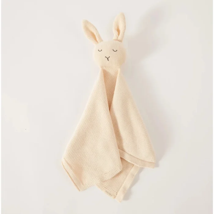 Doudou lapin en maille