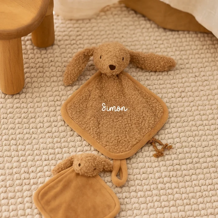 attache sucette lapin personnalisé