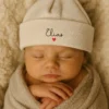 bonnet de naissance couleur ivoire