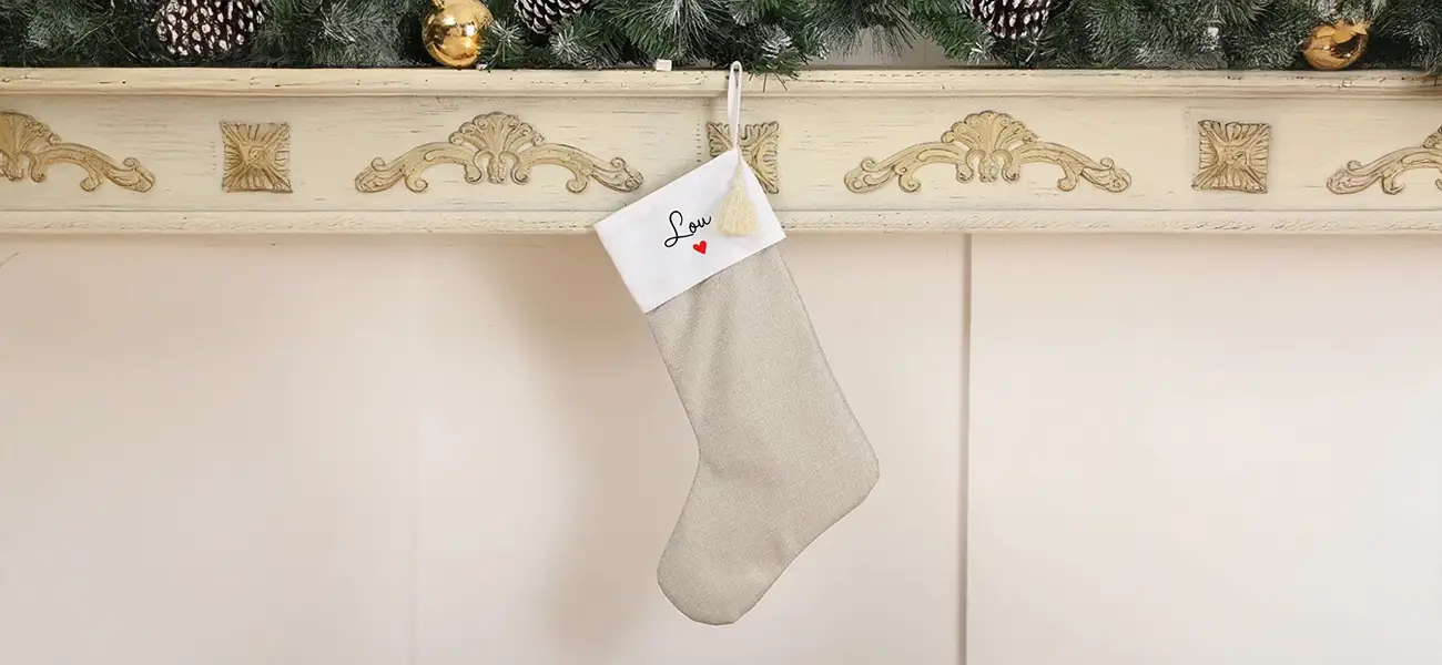 botte de Noël personnalisée