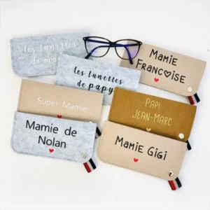 étui à lunettes personnalisé