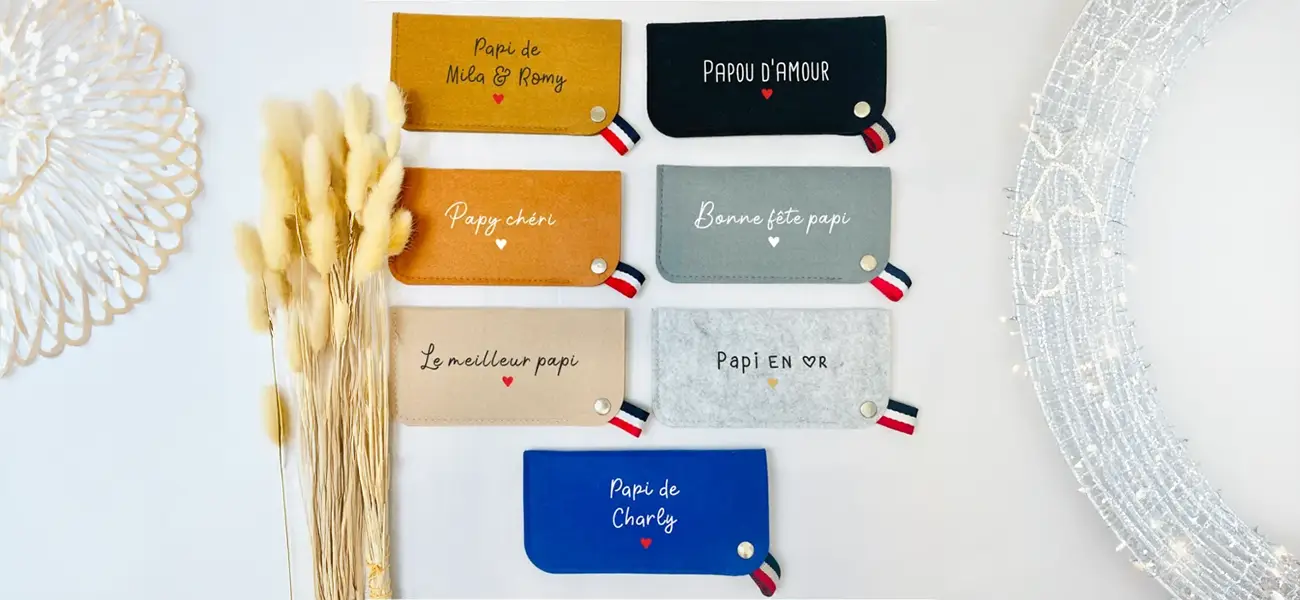 étui à lunettes personnalisé