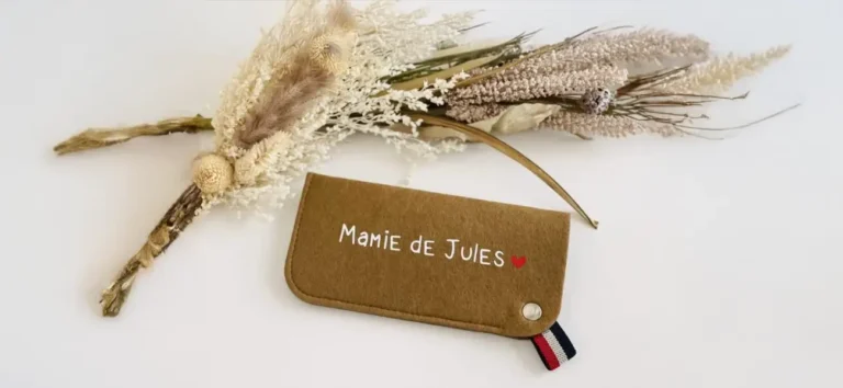 étui à lunettes personnalisé