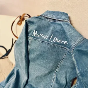 une veste en jean personnalisée adulte