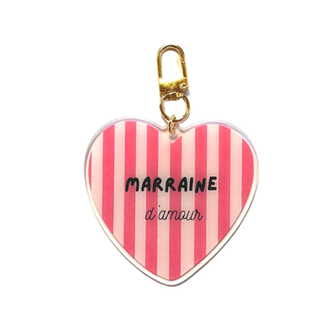 porte clés marraine d'amour