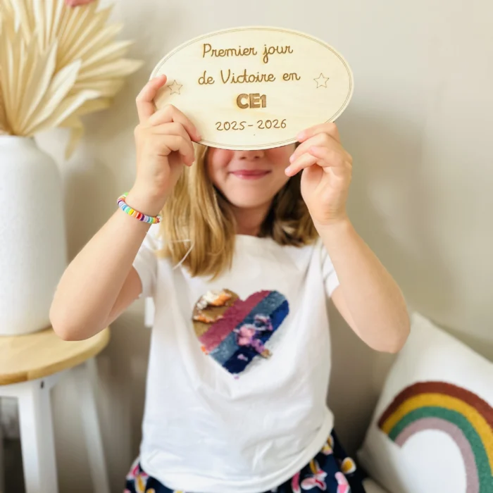 Pancarte photo rentrée scolaire