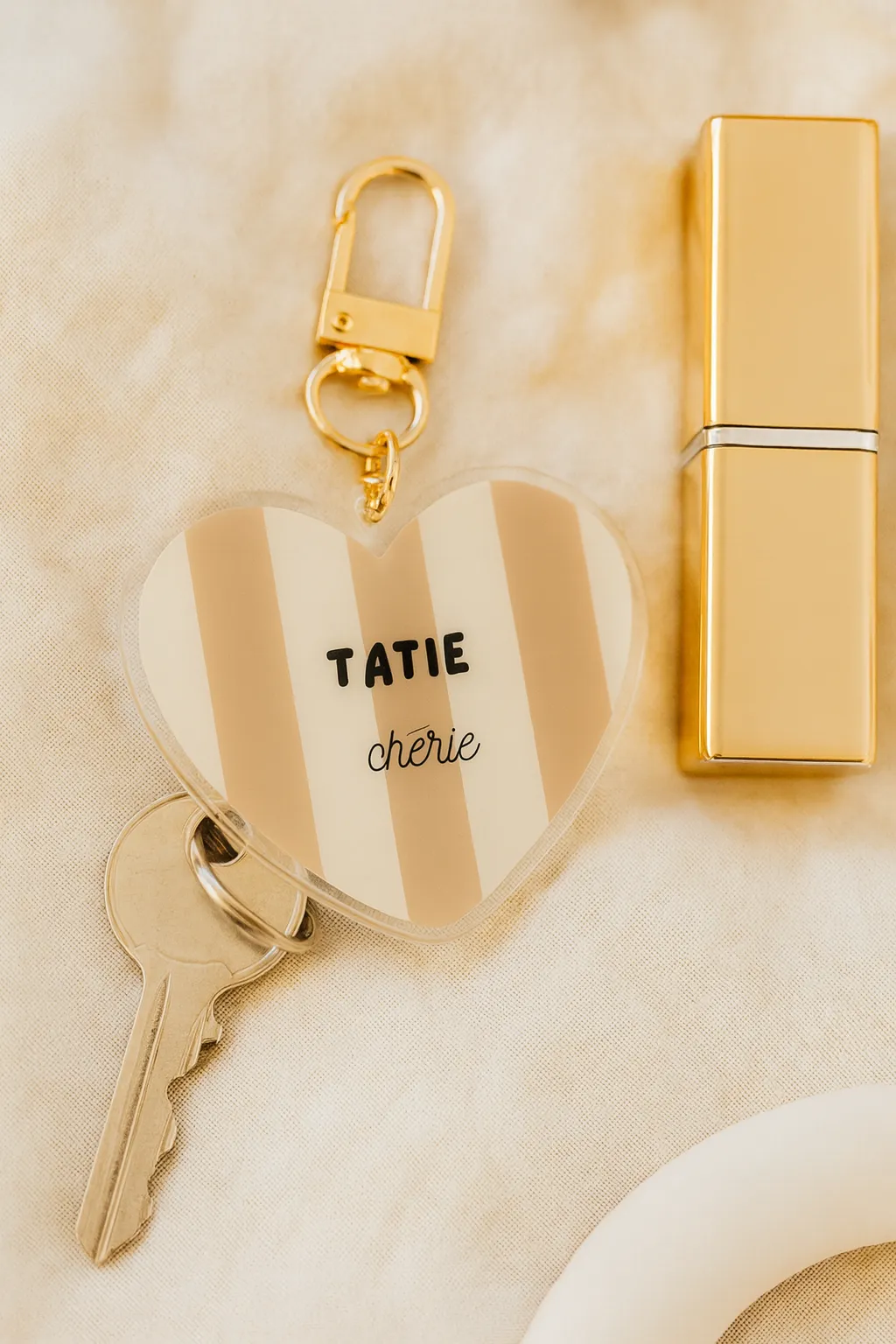 Porte clés Tatie chérie