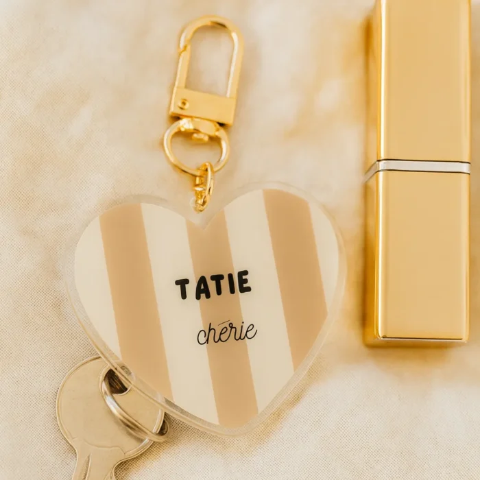 Porte clés Tatie chérie