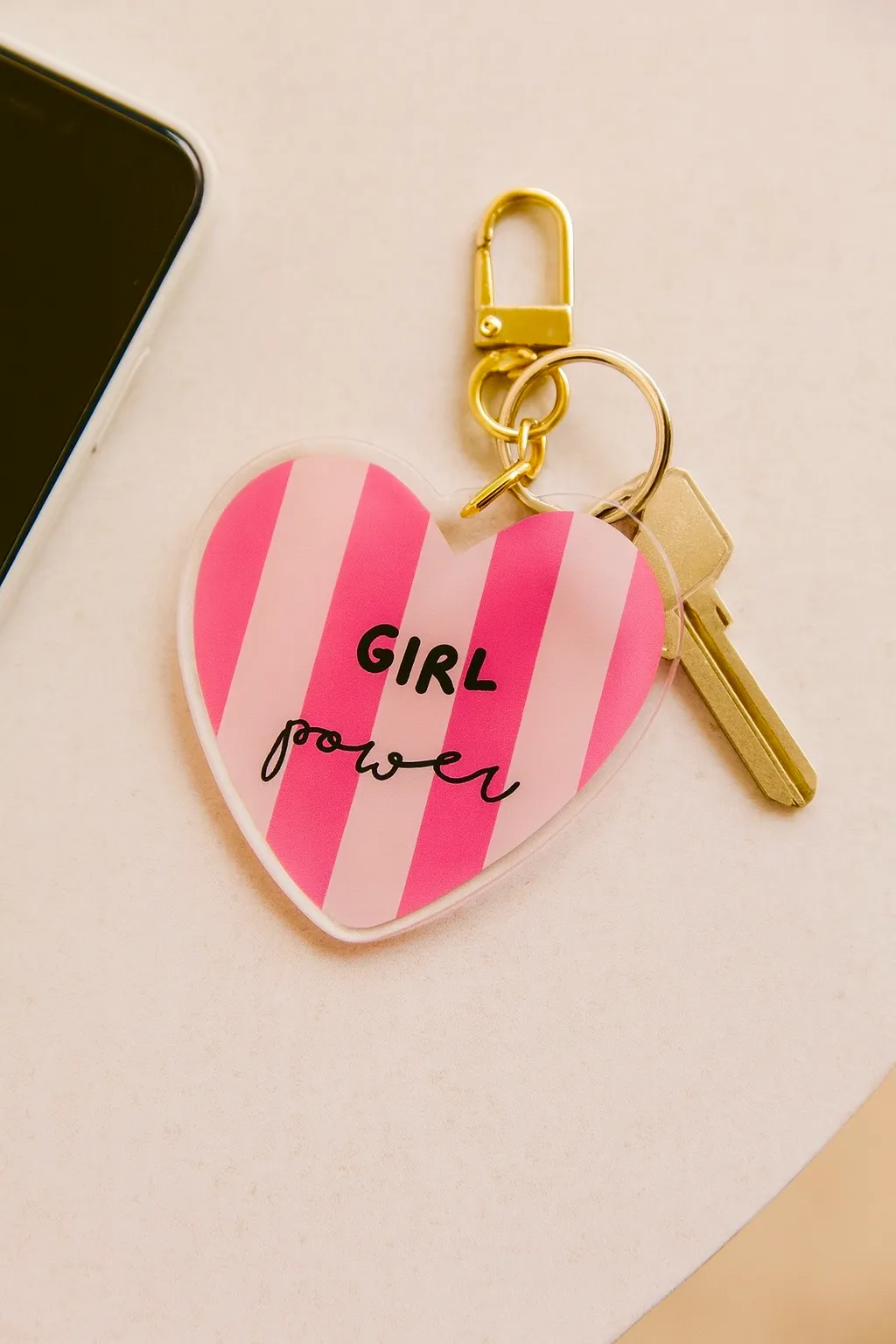 porte clés girl power