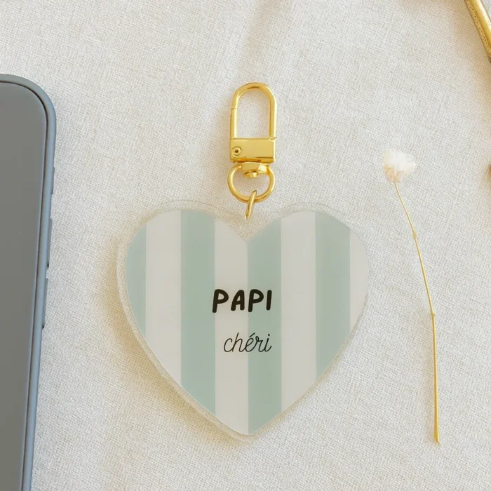 Porte-clés papi chéri