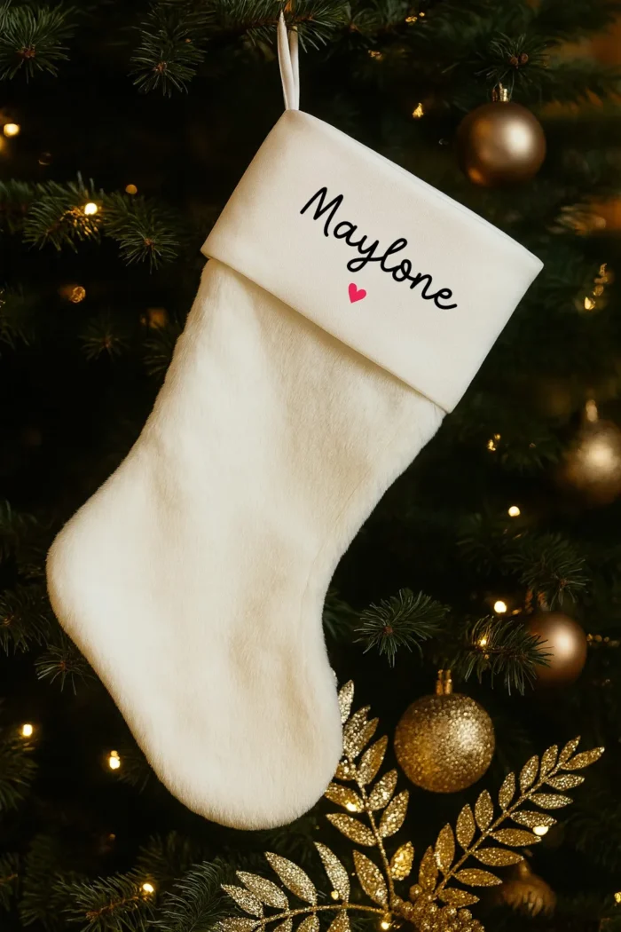 botte de noël fourrure