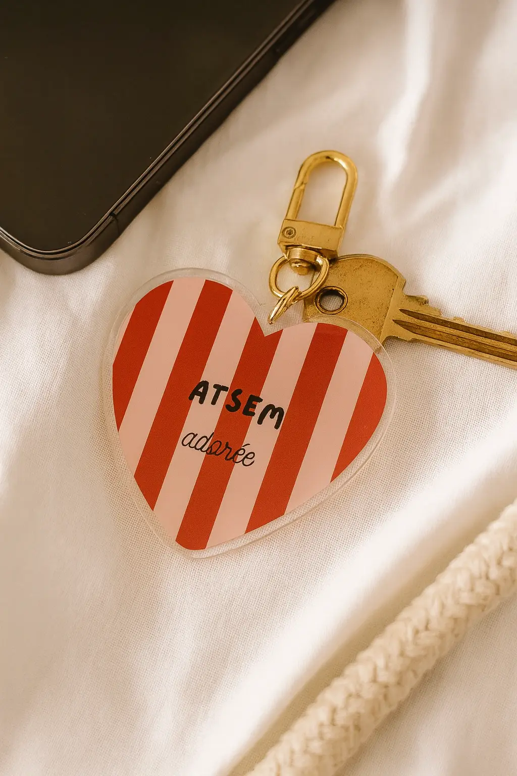 porte clés atsam adorée