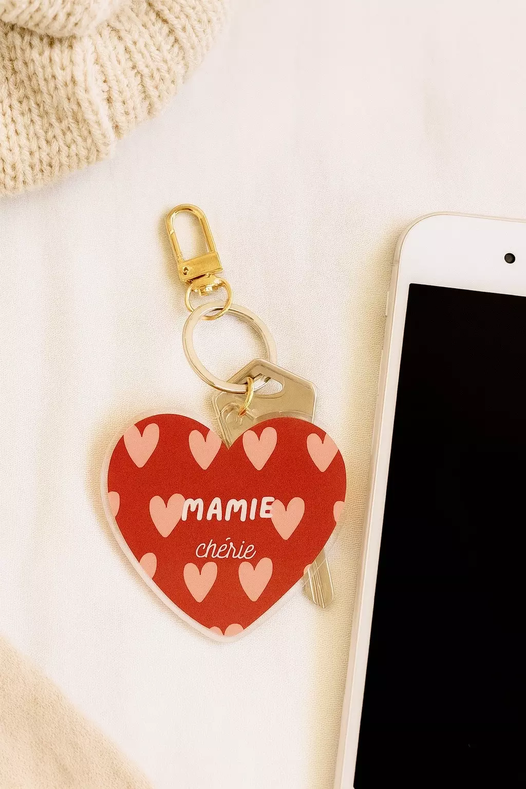 porte clés mamie chérie