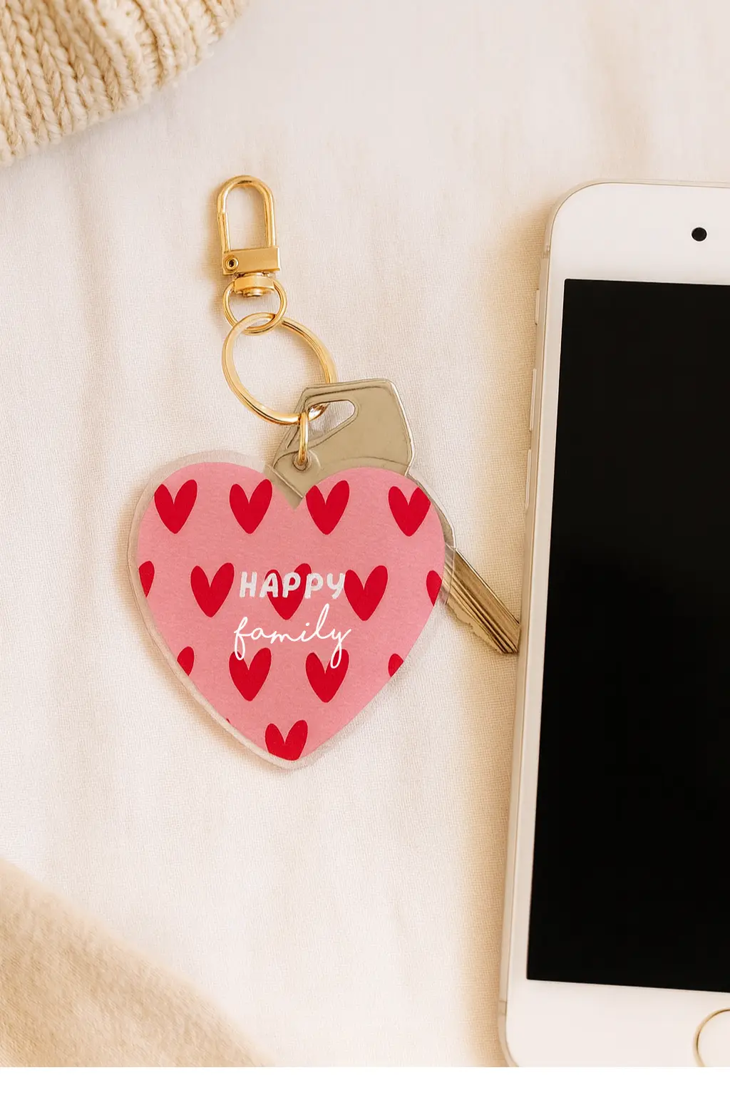 porte clés happy family