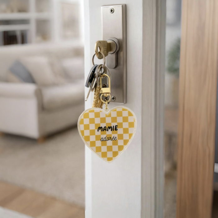 Porte clef mamie adorée