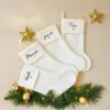 botte de noël fourrure