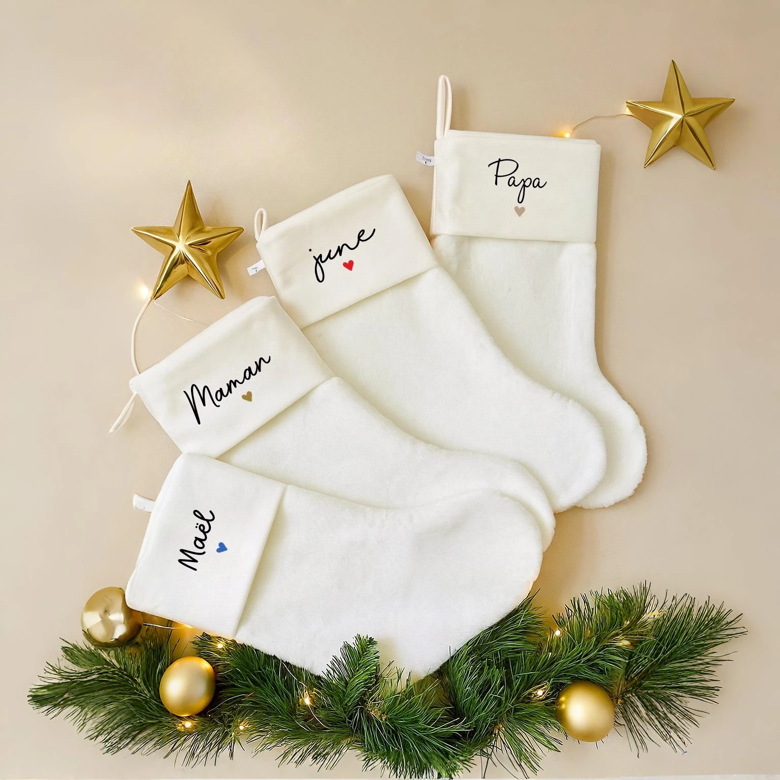 botte de noël fourrure