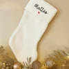 botte fourrure noël