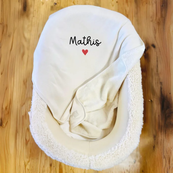 Couverture sherpa jersey