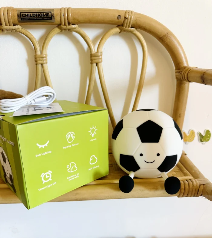 Veilleuse ballon de foot rechargeable